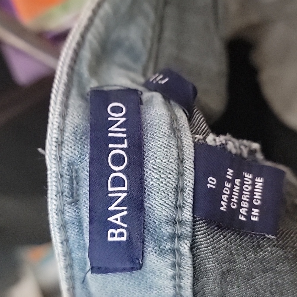 Bandolino Sky Blue Denim Shorts - Picture 3 of 7